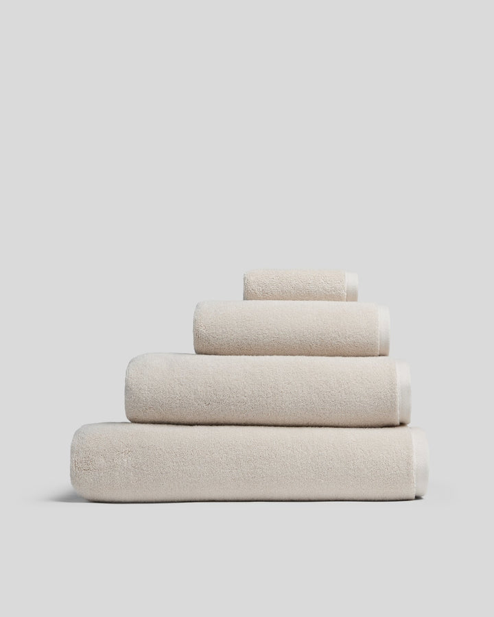 Organic Plush Towels (Bone)