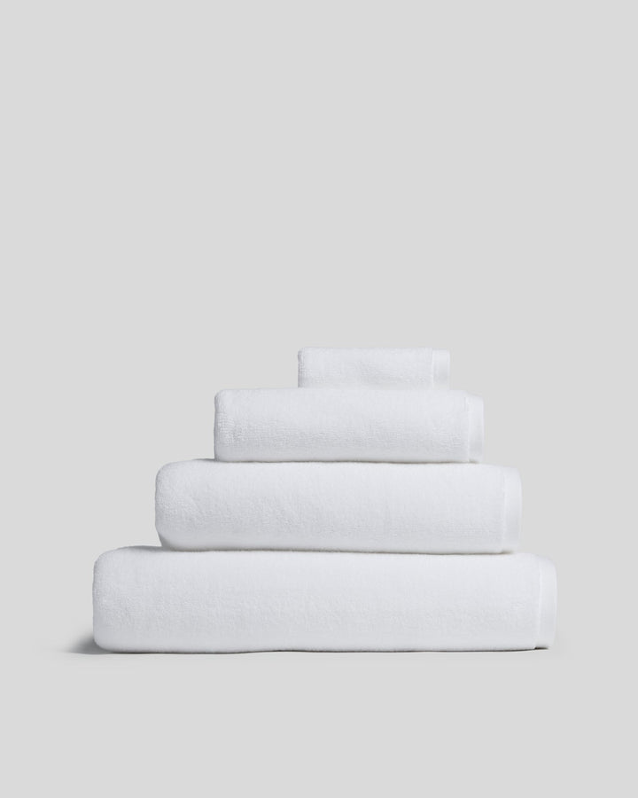 Organic Plush Towels (White)