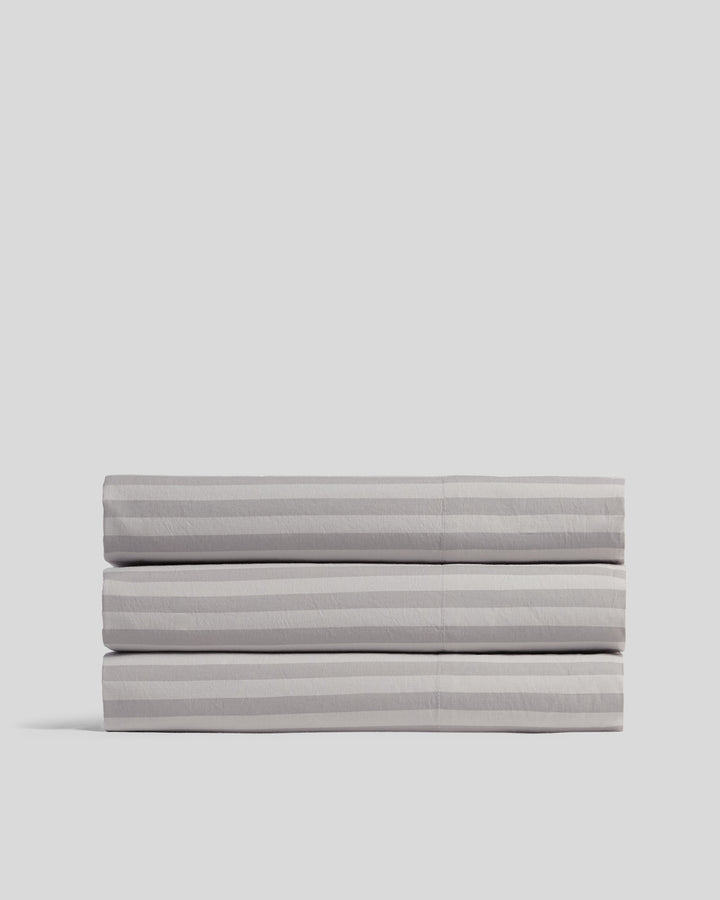 Percale Top Sheet (Pebble Stripe)