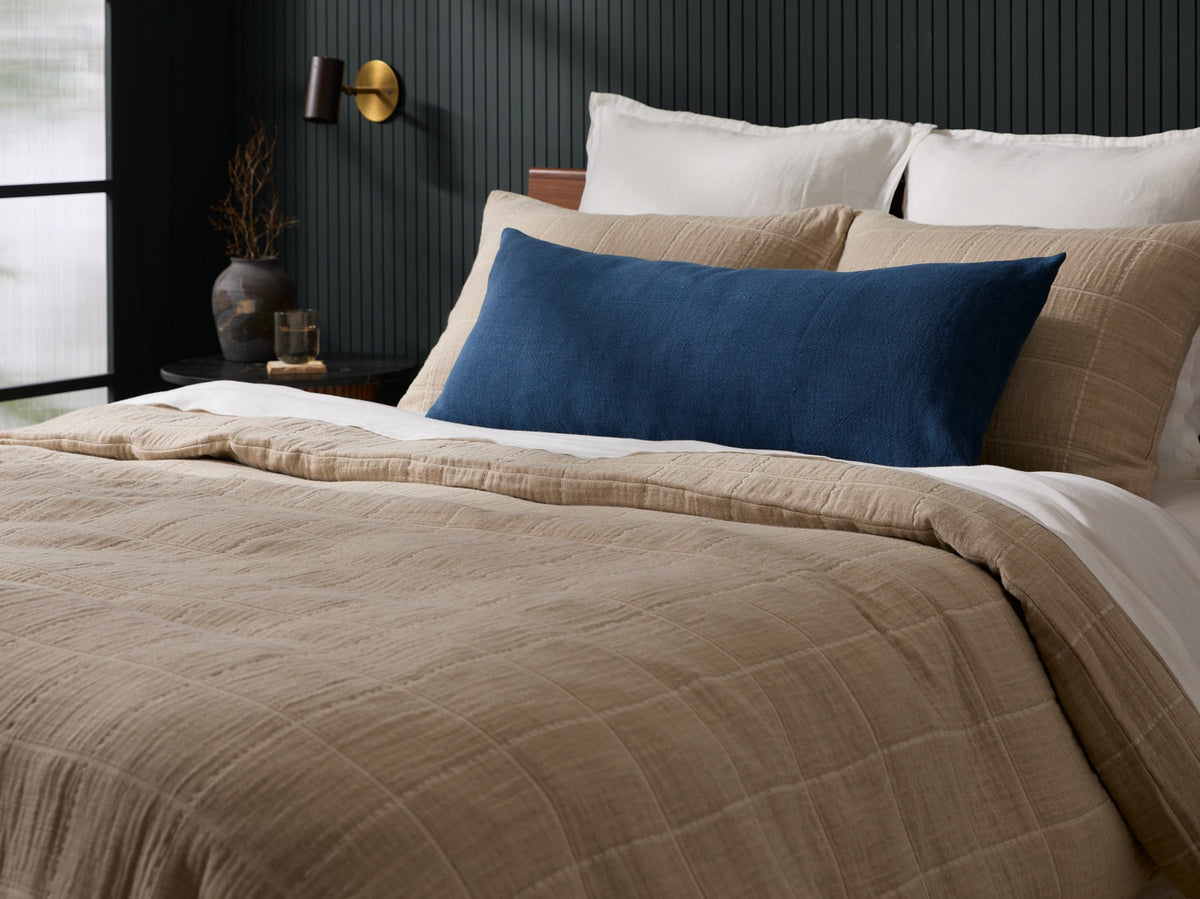 Linen Quilts + Blankets