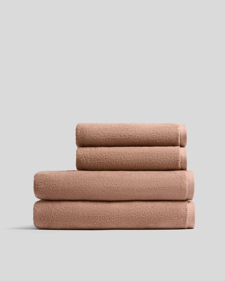 2+2 Organic Plush Bath Bundle - Adobe