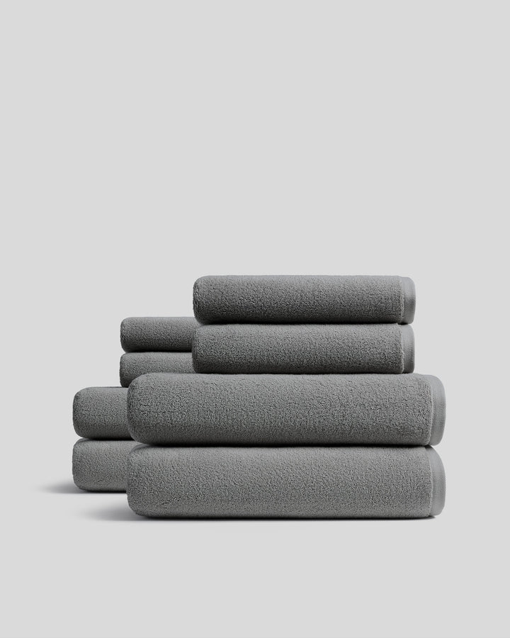 4+4 Organic Plush Bath Bundle - Pebble