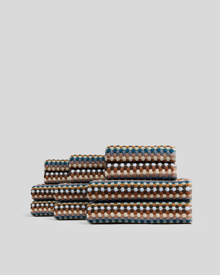 6+6 Organic Mosaic Bath Bundle - Multi