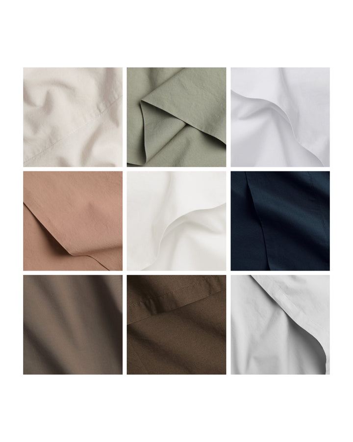Percale Fabric Swatch (Moss)