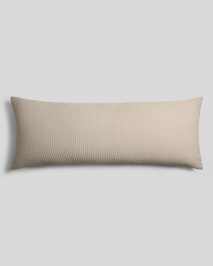Air Cotton Body Pillow Cover (Bone)