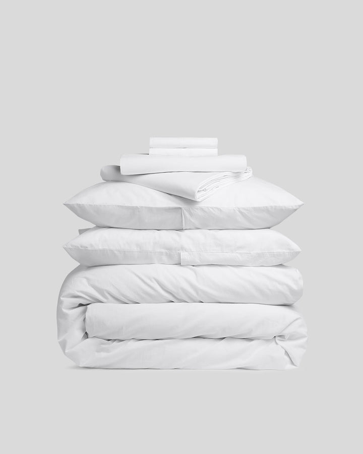 Brushed Cotton Bundle - White K/CK