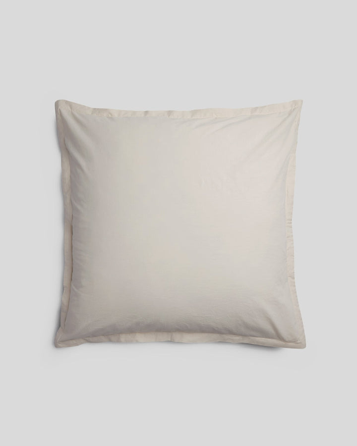Brushed Cotton Euro Sham (Bone)