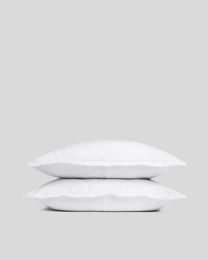Brushed Cotton Sham Set (White)