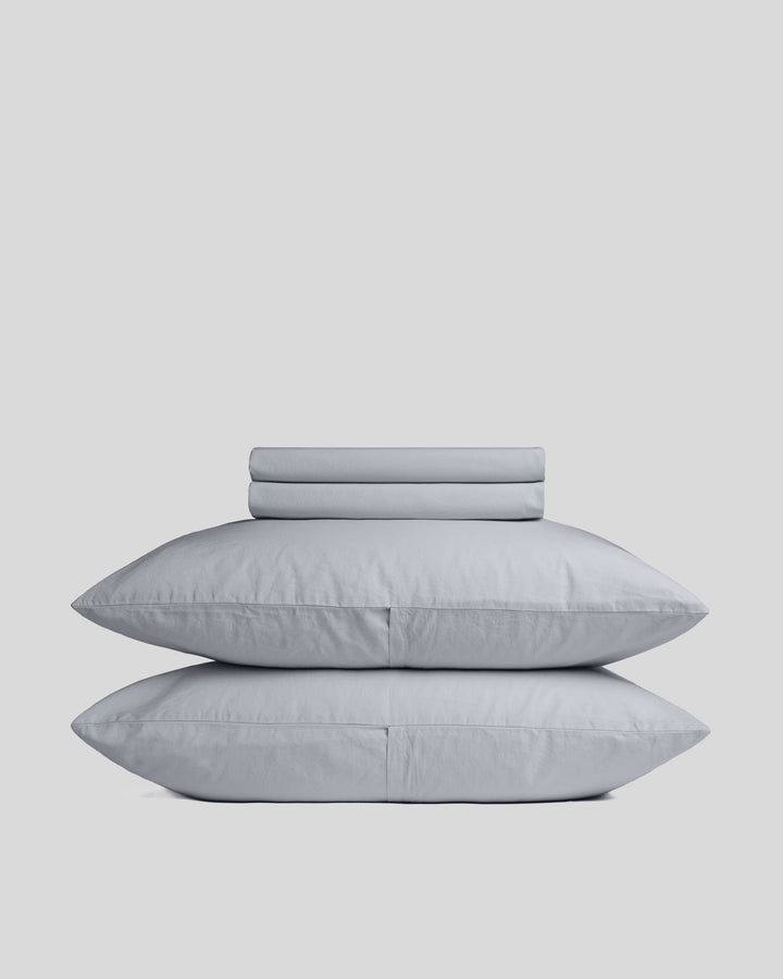 Brushed Cotton Sheet Set - Sky TW/XL