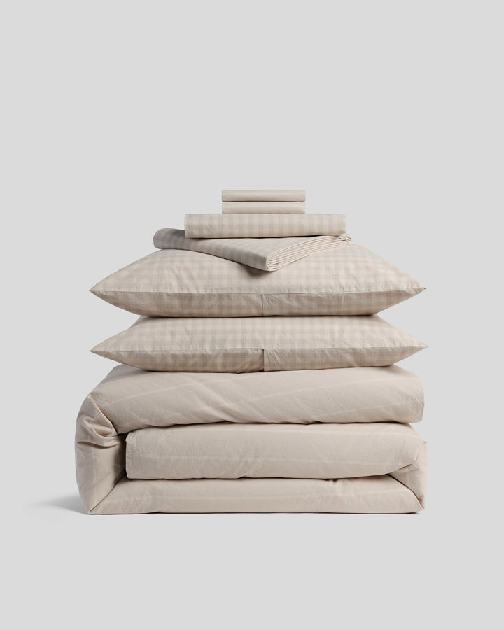 Brushed Cotton Bundle - Bone Check/Stripe TW/XL