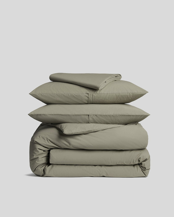 Brushed Cotton Venice Set - Moss F/Q