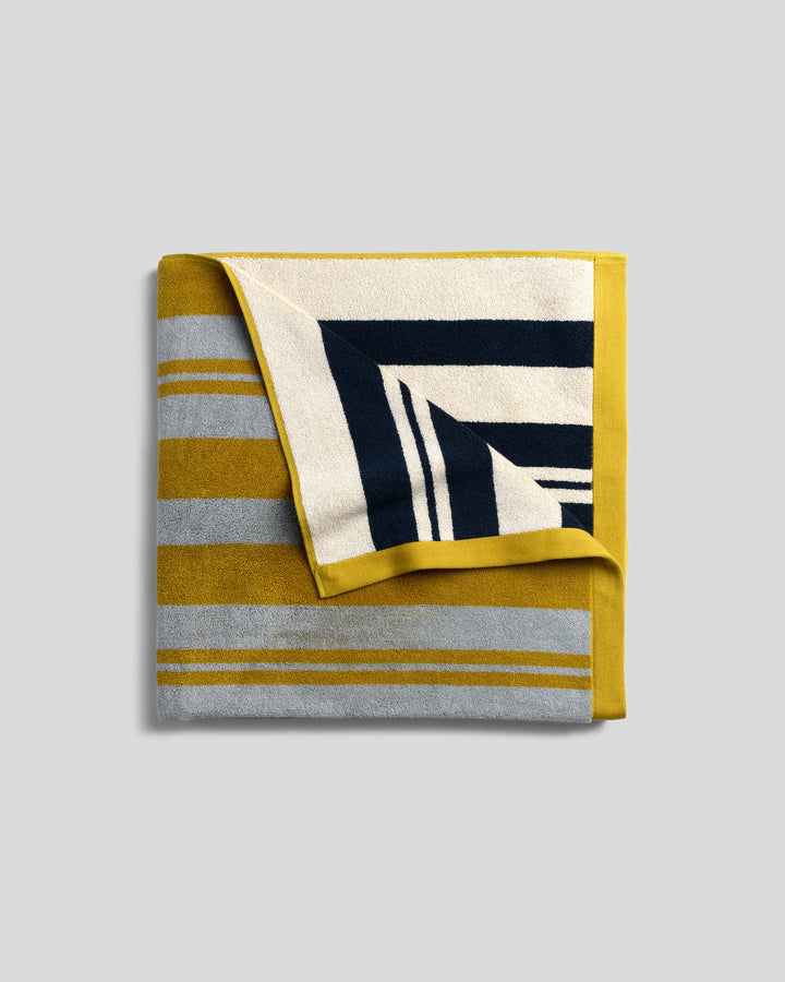Casita Beach Towel (Citron and Sky)