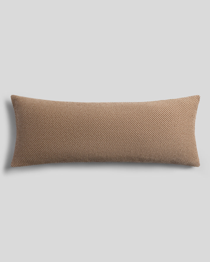 Chenille Twill Lumbar Pillow Cover (Natural)