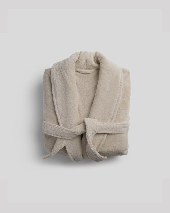Classic Turkish Cotton Robe (Bone)