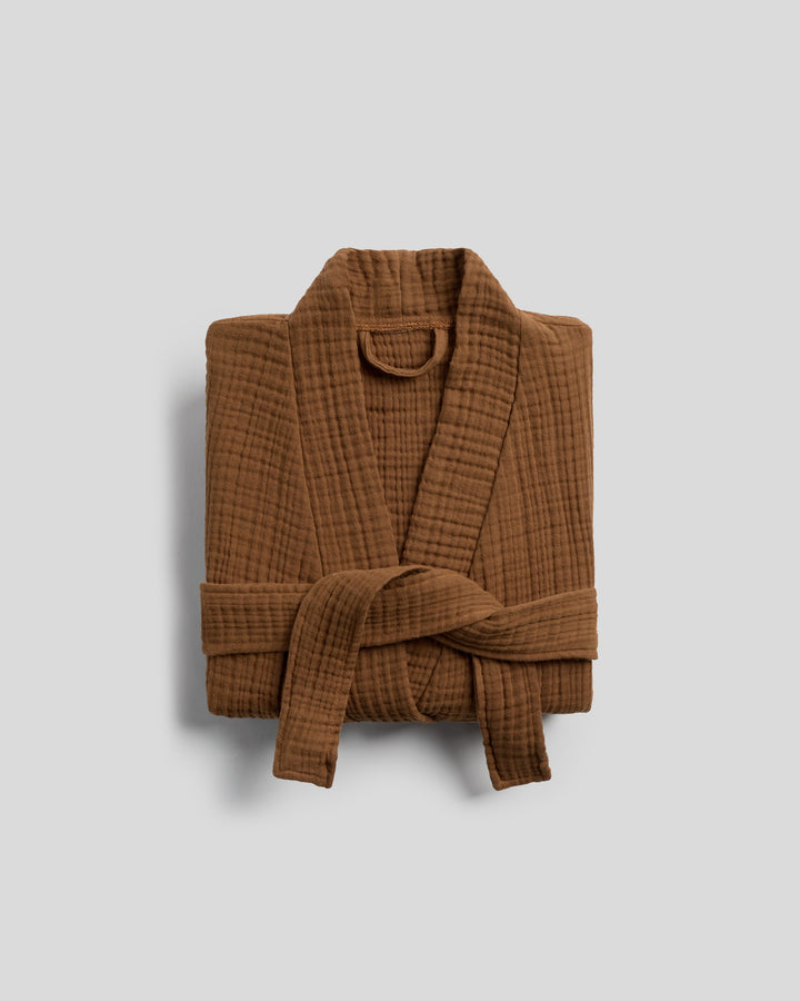 Cloud Cotton Robe (Tobacco)