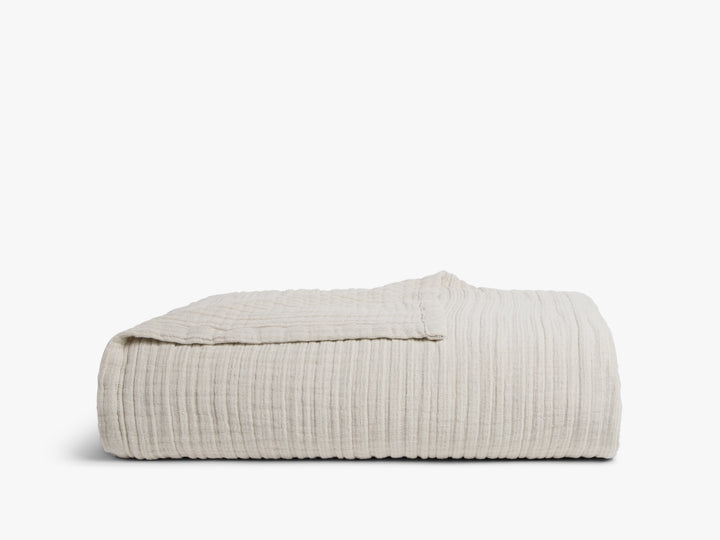 Cloud Linen Gauze Bed Blanket - FINAL SALE (Natural)