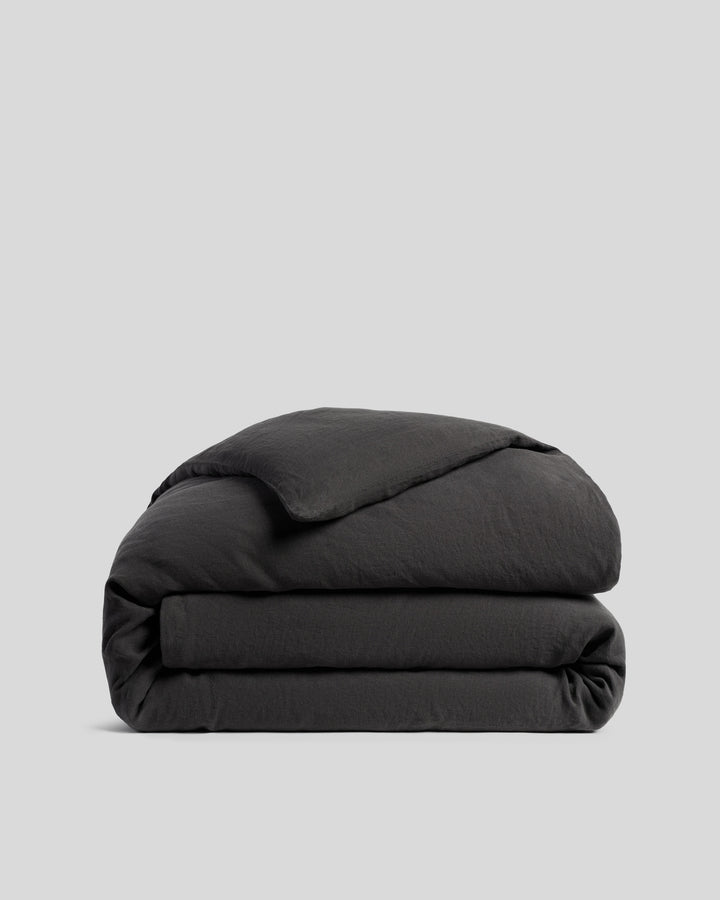 Linen Duvet Cover (Onyx)
