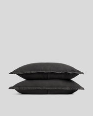 Linen Sham Set (Onyx)