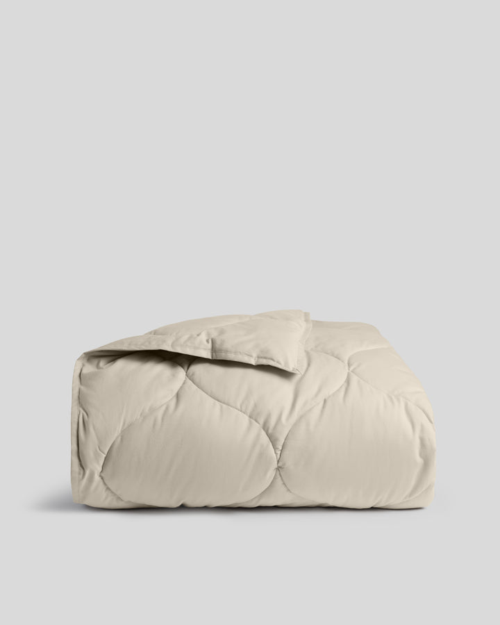 Cotton Drift Comforter (Bone)