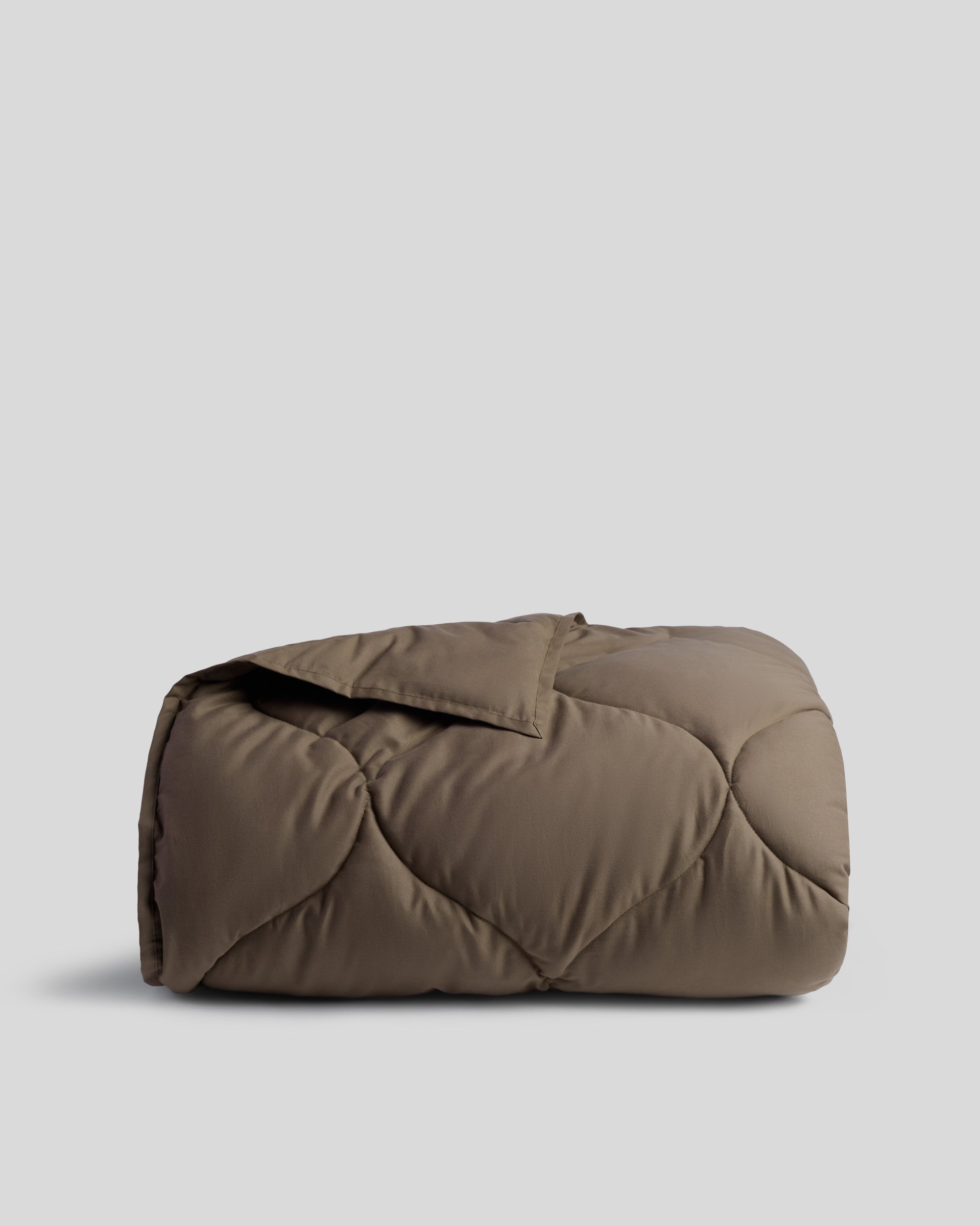 Cotton Drift Comforter (Warm Grey)