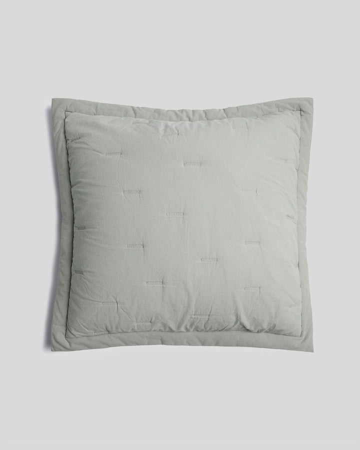 Essential Cotton Euro Sham - FINAL SALE (Sage)