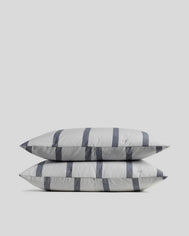 Field Stripe Sham Set (Sky Stripe)