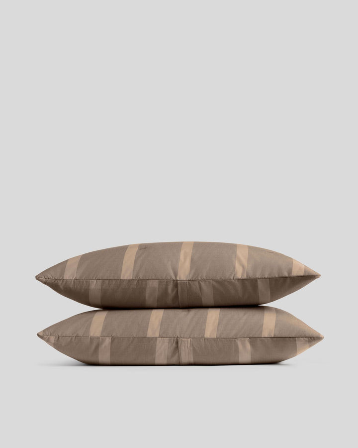 Field Stripe Sham Set (Warm Grey Stripe)