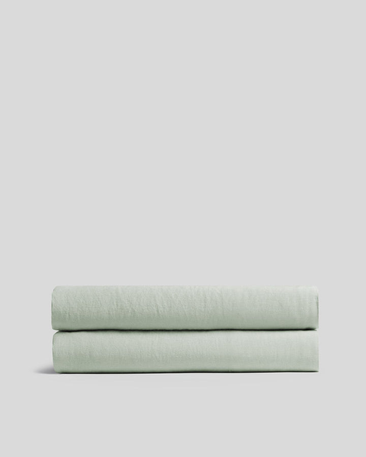 Linen Tencel Fitted Sheet - FINAL SALE (Sage)
