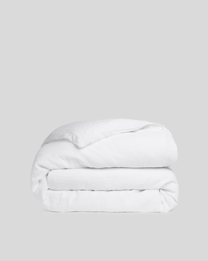 Linen Duvet Cover (White)