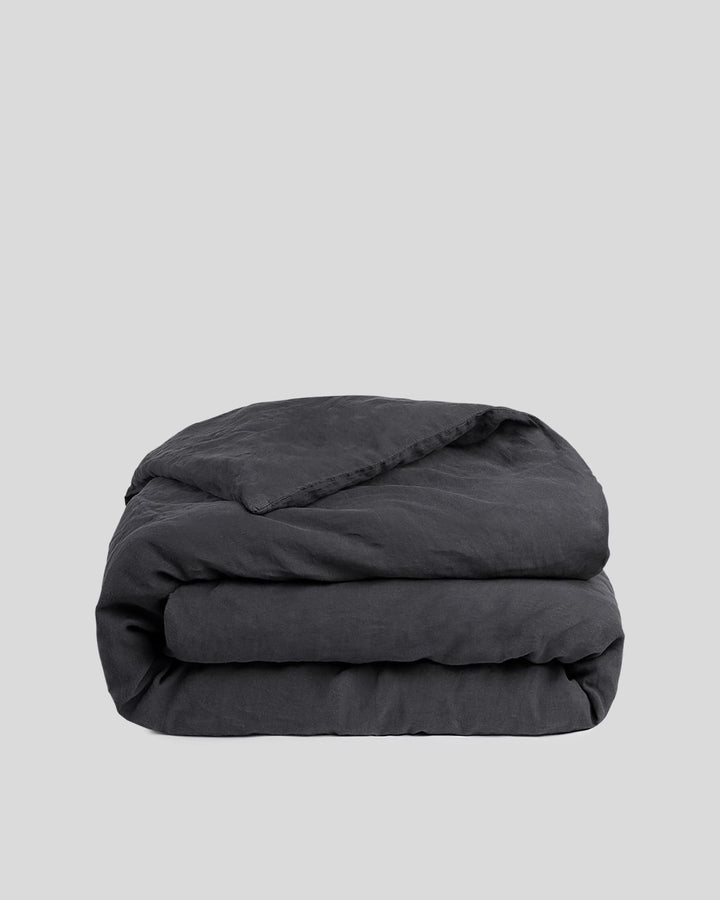 Linen Duvet Cover - FINAL SALE (Coal)