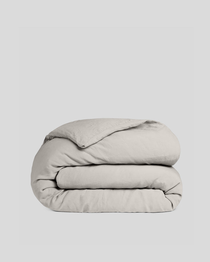 Linen Duvet Cover (Dove)