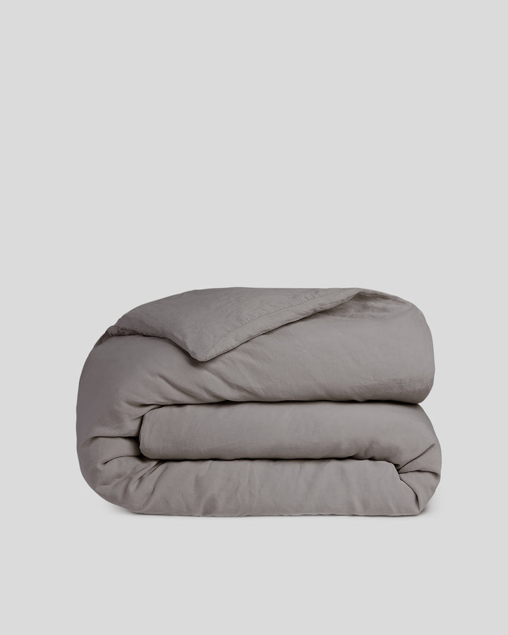 Linen Duvet Cover (Pebble)