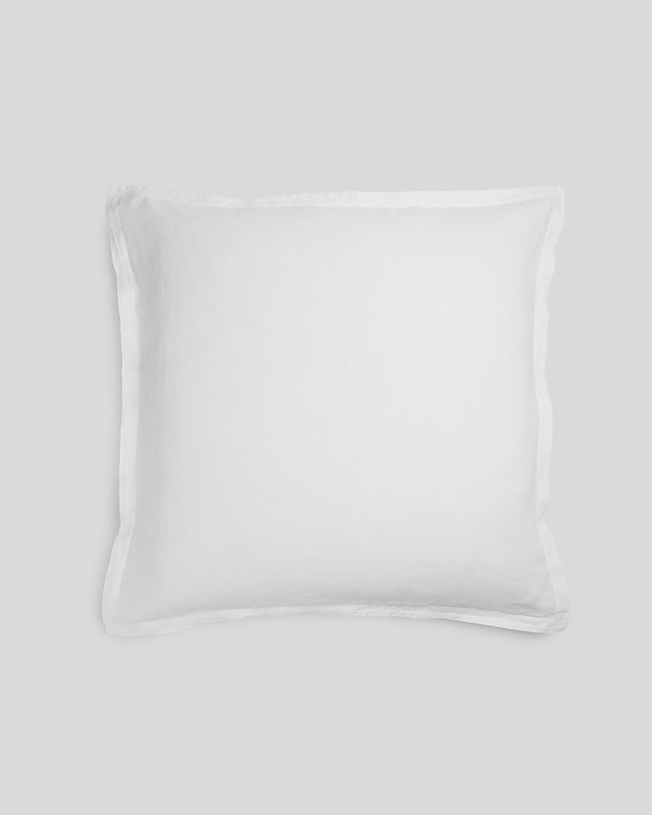 Linen Euro Sham (White)
