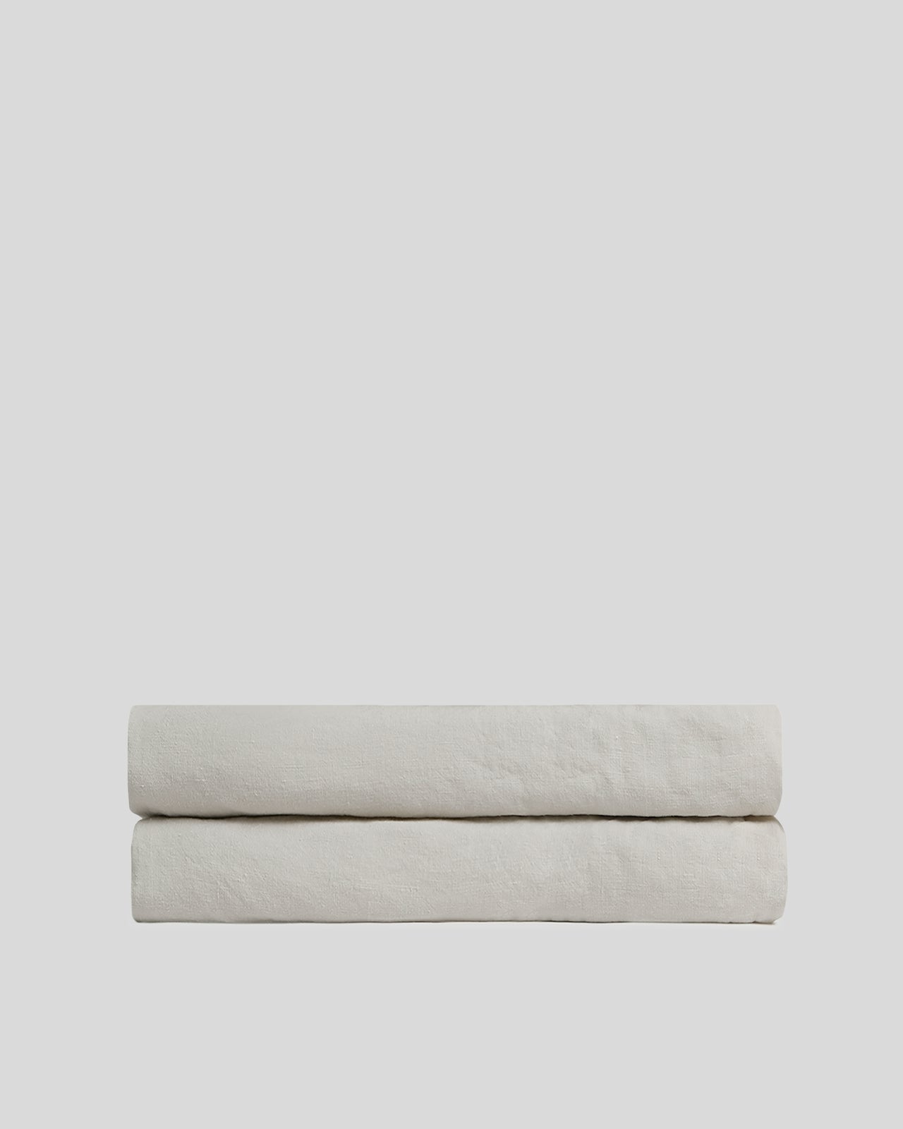 Linen Fitted Sheet (Bone)
