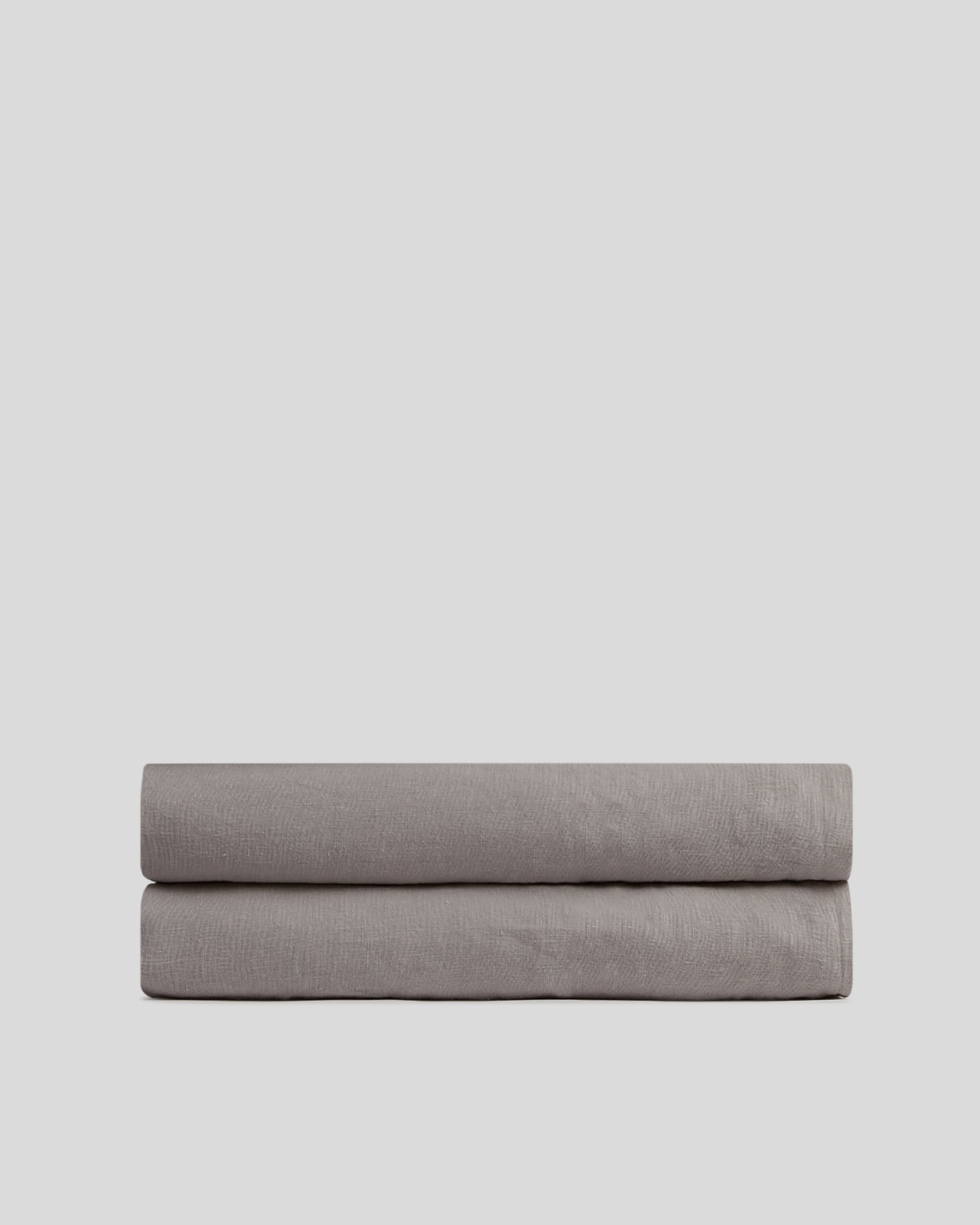 Linen Fitted Sheet (Pebble)