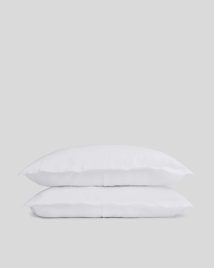 Linen Sham Set (White)