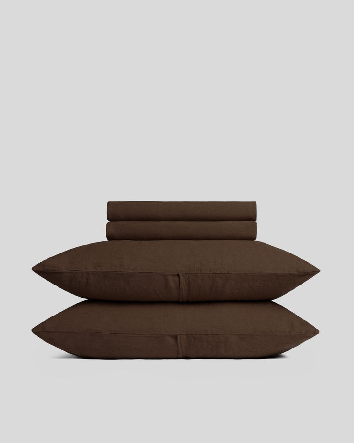 Linen Sheet Set - Java K/CK