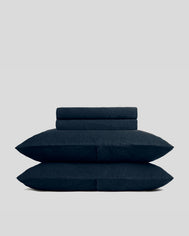 Linen Sheet Set - Ink F/Q