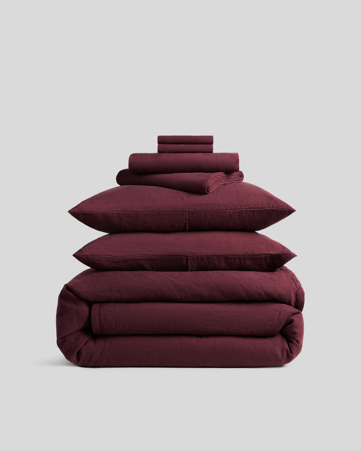 Linen Tencel Bundle - Garnet F/Q