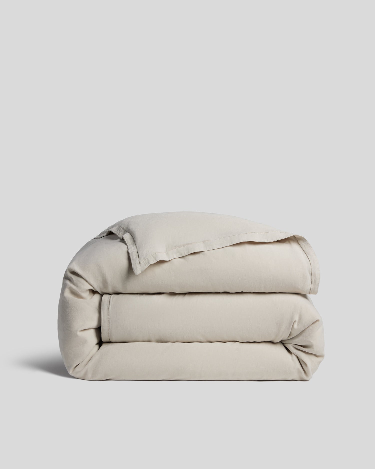 Linen Tencel Duvet Cover (Bone)