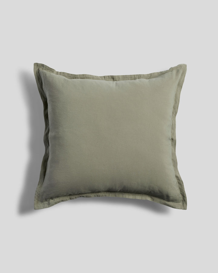 Linen Tencel Euro Sham (Moss)