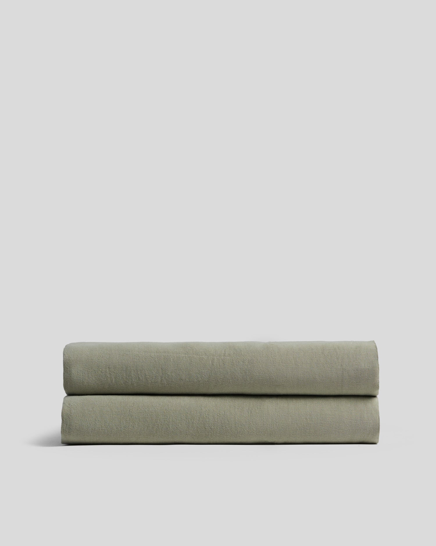 Linen Tencel Fitted Sheet (Moss)