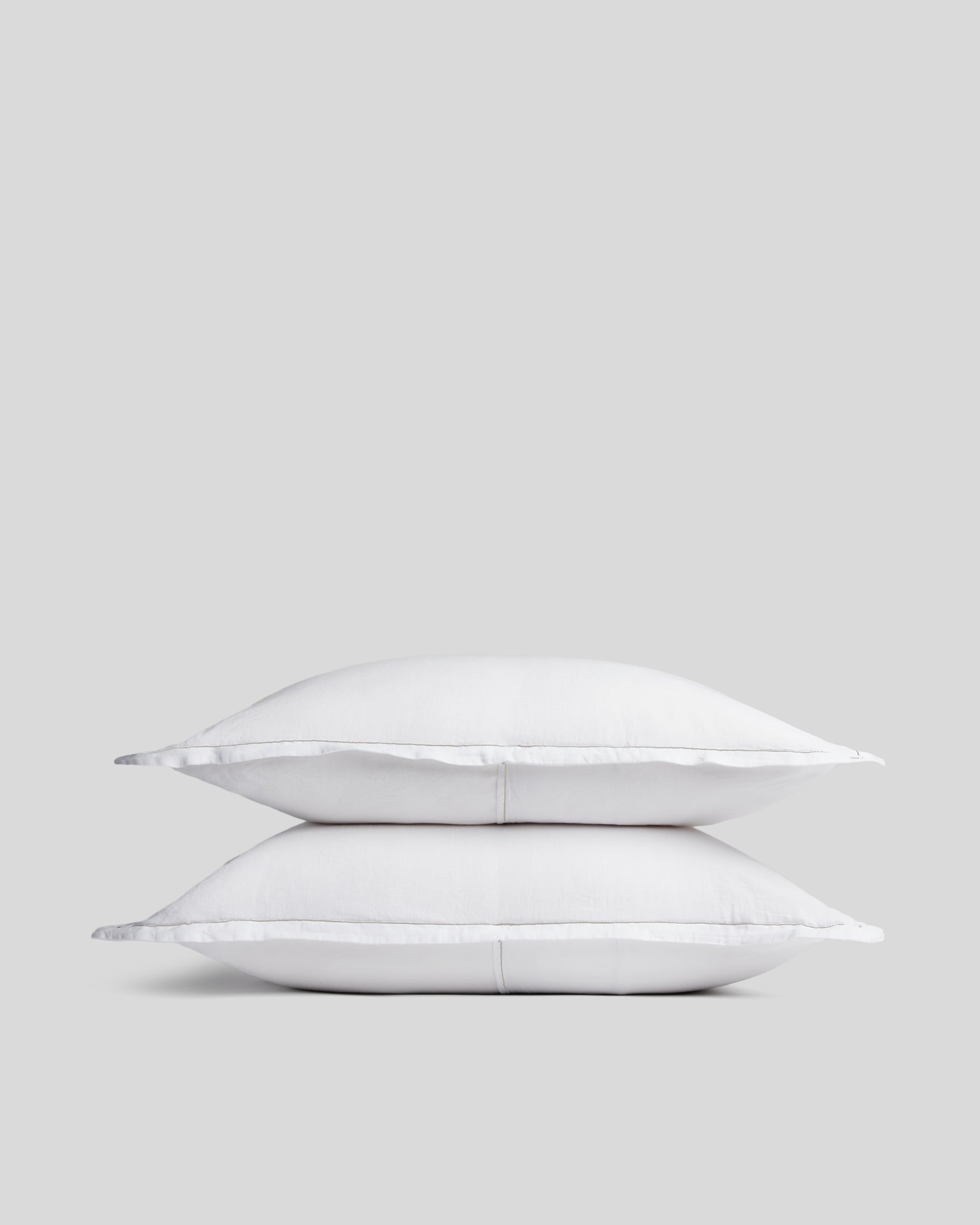 Linen Tencel Sham Set (White)