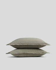 Linen Tencel Sham Set - FINAL SALE (Moss)