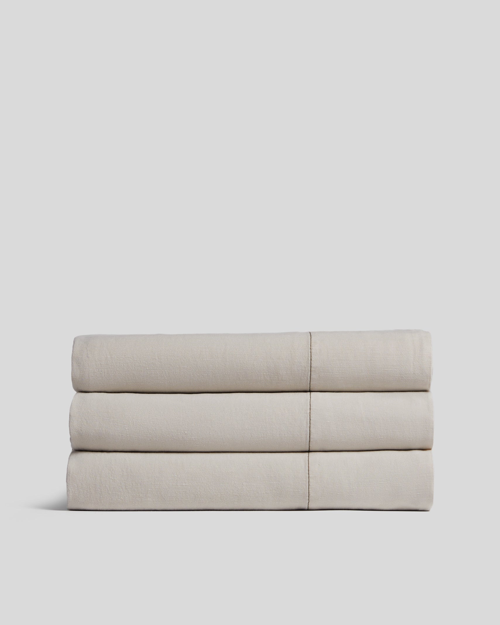 Linen Tencel Top Sheet (Bone)