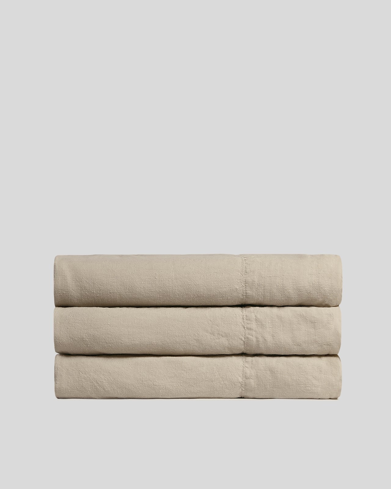 Linen Top Sheet - Toast