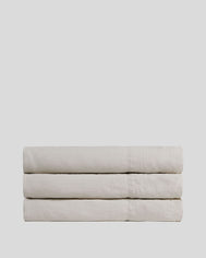 Linen Top Sheet - Bone
