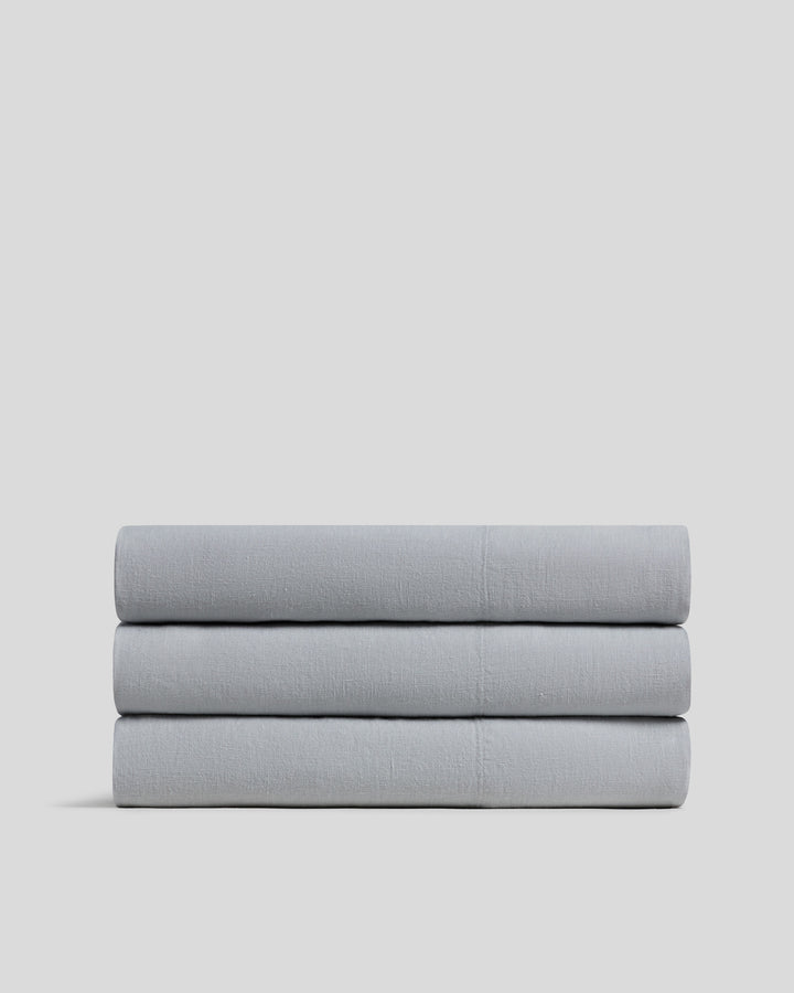 Linen Top Sheet (Sky)