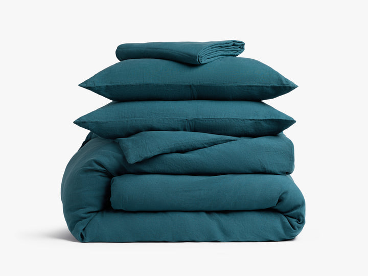 Linen Venice Set - Peacock F/Q