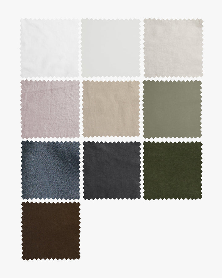 Linen Fabric Swatch (Moss)